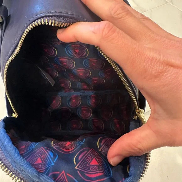 Loungefly Thor Mini Backpack Love and Thunder Marvel. Super clean interior. - Picture 3 of 3